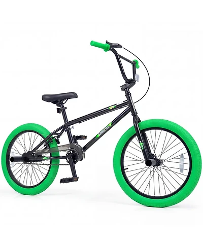 Slickblue Kids Trick Bike with 360 Degree Steering and Adjustable Seat
