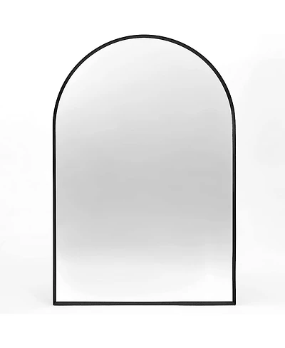 Busdays 30 x Inch Metal Framed Arched Bathroom Mirror for Wall