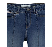 Calvin Klein Girls' 7-16 Logo Denim Jeans