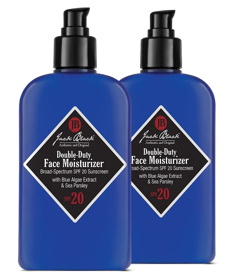 Jack Black Double Duty Moisturizer Gift Set, 2-Pack