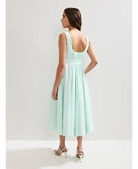 Phase Eight Women's Melinda Cotton Tie Midi Dress