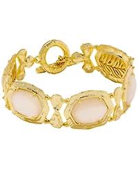 Kendra Scott Cultured Pearl Tiger Striped Daphne Statement Bracelet