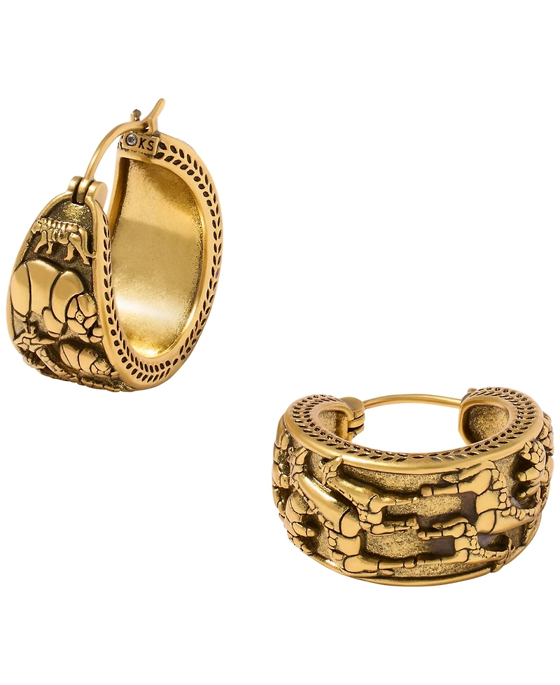 Kendra Scott Gold-Plated Raina Hoop Earrings