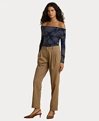 Lauren Ralph Women's High-Rise Bi-Stretch Twill Jodhpur Pants