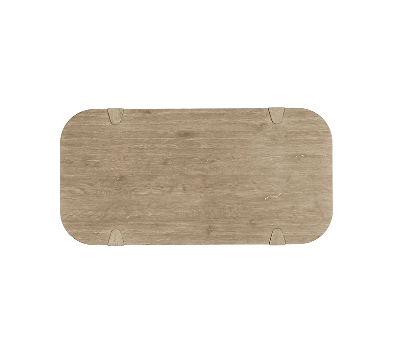 Bernhardt Tribeca 64" Wood Modern Coffee Table
