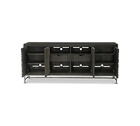 Bernhardt Tribeca 80.38" Wood & Steel Entertainment Credenza