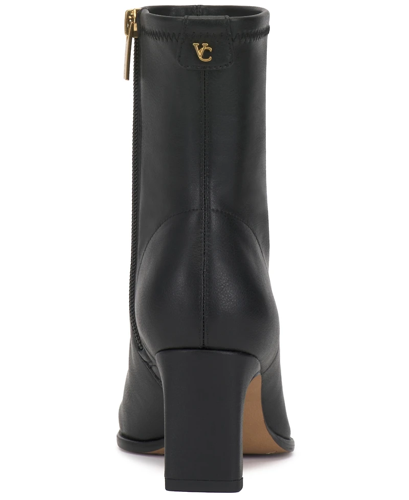 Vince Camuto Women's Julea Heel Sock Pointed Toe Booties