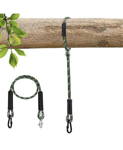 Piscifun Adjustable Heavy Duty Tree Swing Rope Hammock With Carabiners For Swing Sets