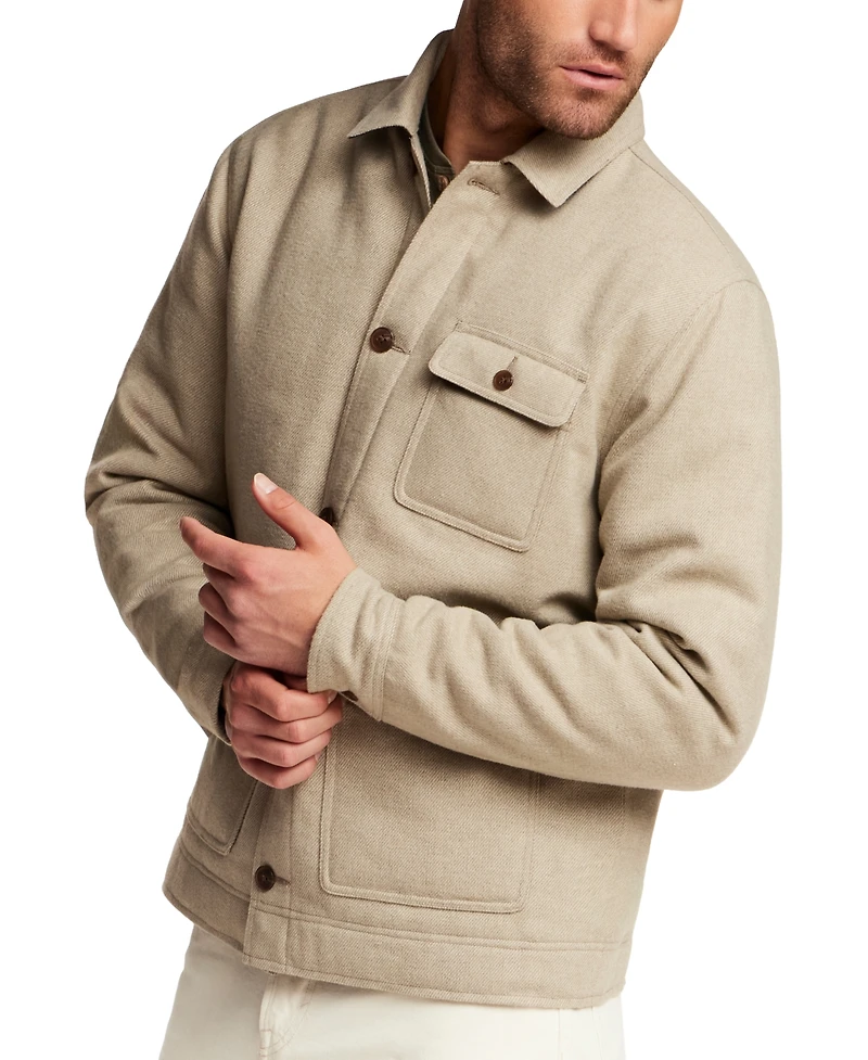 Weatherproof Vintage Men's Faux Wool Padded Jacket