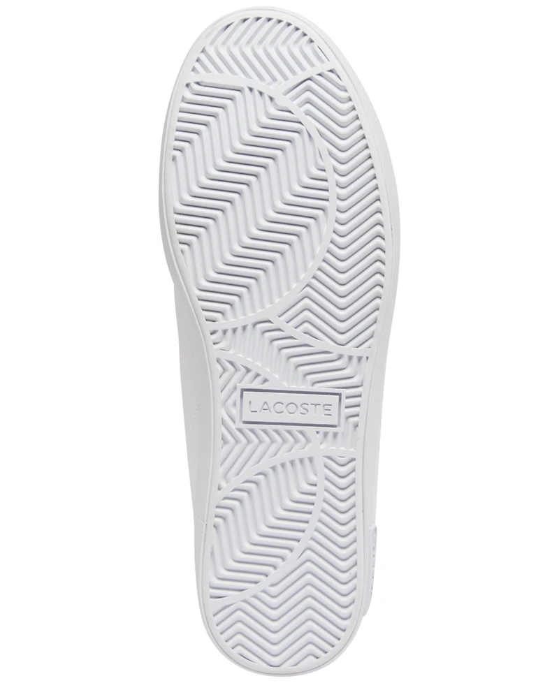 Lacoste Powercourt Leather Lace-Up Tennis Sneakers