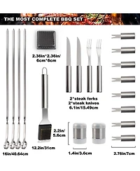 Xdovet Bbq Grill Accessories Set Stainless Steel Case