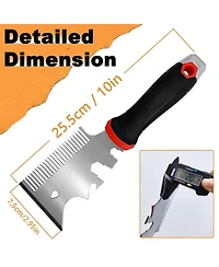 Xdovet Multifunctional Scraper Tool Brush Comb Heavy Duty