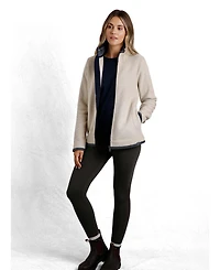 Weird Fish Women's Ariana Full Zip Grid Fleece
