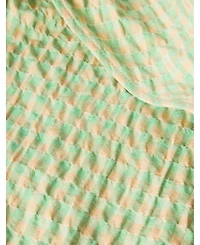 Whistles Women's Checked V-Neck Asymmetric Dress