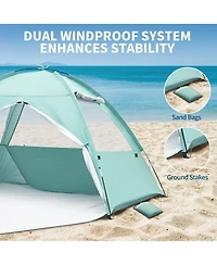Aofar Beach Tent Sun Shade Shelter Portable Outdoor Camping