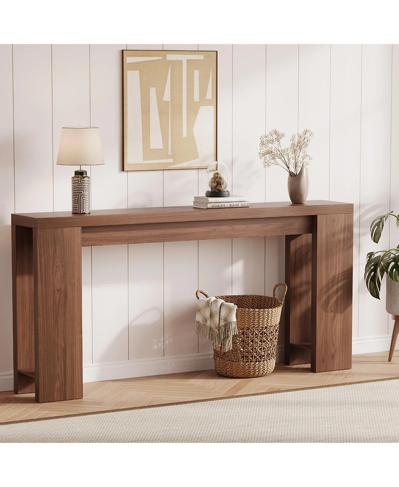 homfan 70.9" Farmhouse Console Table