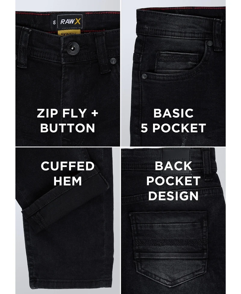 Raw X Big Boys Distressed Jeans