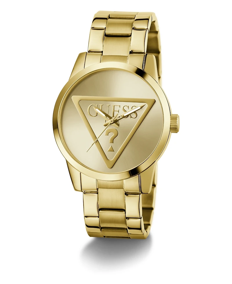 Guess Men's Quartz Gold-Tone Stainless Steel Watch 44mm