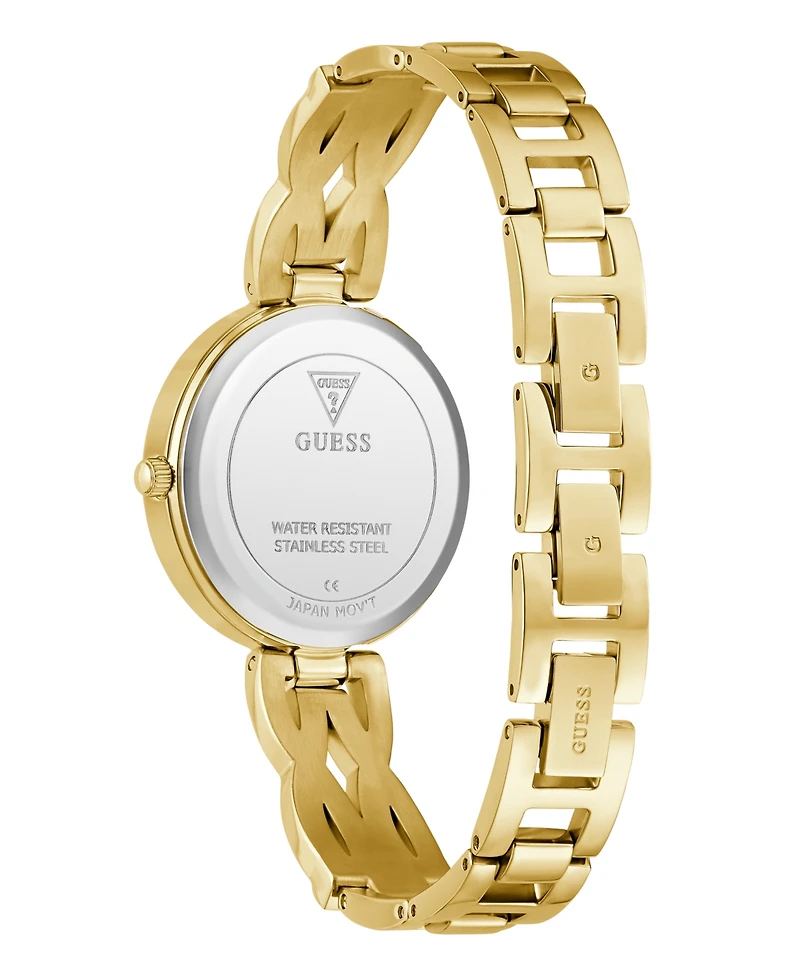 Guess Women's Quartz Gold-Tone Stainless Steel Watch 32mm