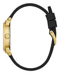 Guess Women's Quartz Black Silicone Watch 36mm