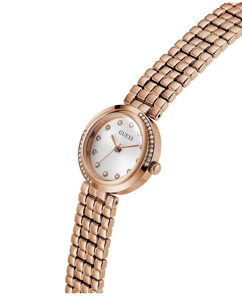 Guess Women's Quartz Rose Gold -Tone Stainless Steel Watch 28mm