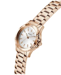 Guess Women's Quartz Rose Gold-Tone Stainless Steel Watch 35mm