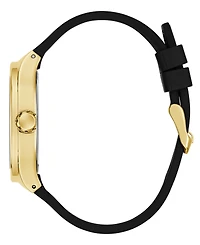Guess Men's Quartz Black Silicone Watch 42mm