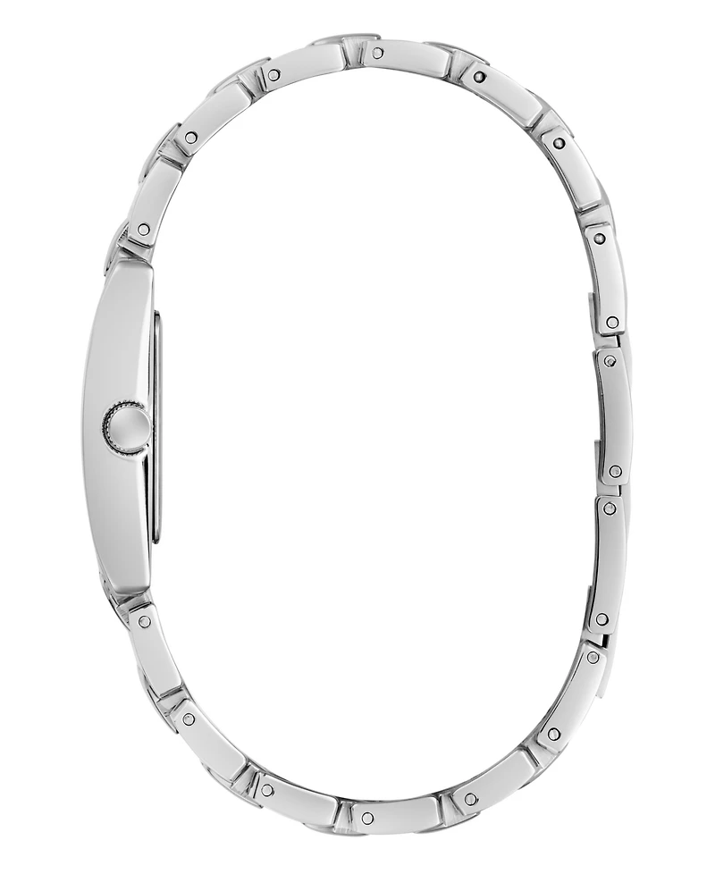 Guess Women's Quartz Silver-Tone Stainless Steel Watch 24mm x 23mm