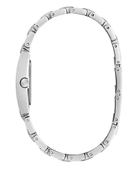 Guess Women's Quartz Silver-Tone Stainless Steel Watch 24mm x 23mm