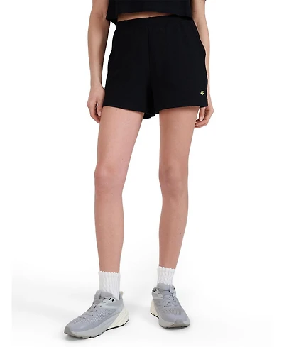 4F Women's Waffle Knit Short Sweatpants Regular Fit