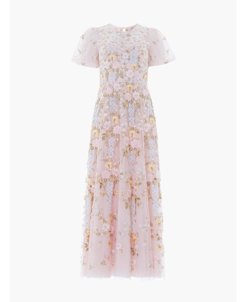 Needle & Thread Women's Garden Rose Short Sleeve Maxi Gown