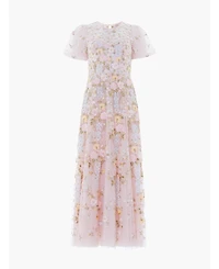 Needle & Thread Women's Garden Rose Short Sleeve Maxi Gown