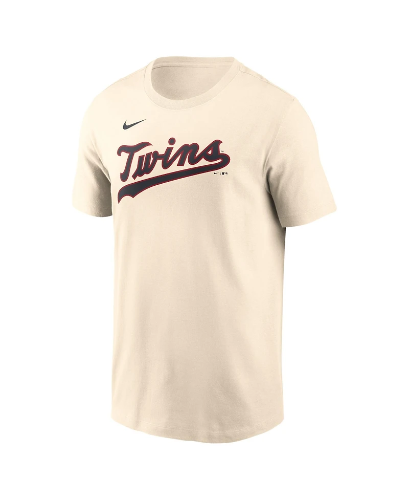 Nike Men's Byron Buxton Cream Minnesota Twins 2026 Field of Dreams Name Number T-Shirt