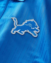 Fanatics Men's Blue Detroit Lions Football x Football Collared Fan Top