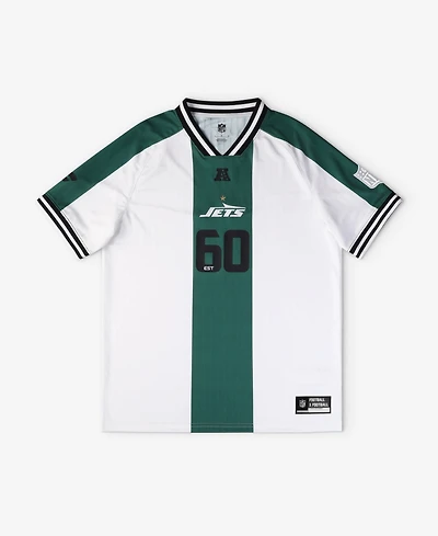 Fanatics Big Boys and Girls White New York Jets Football x V-Neck Fan Top
