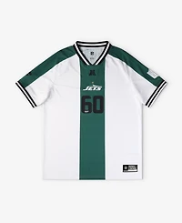 Fanatics Big Boys and Girls White New York Jets Football x V-Neck Fan Top