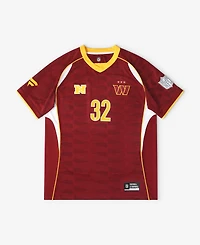 Fanatics Big Boys and Girls Burgundy Washington Commanders Football x Football V-Neck Fan Top