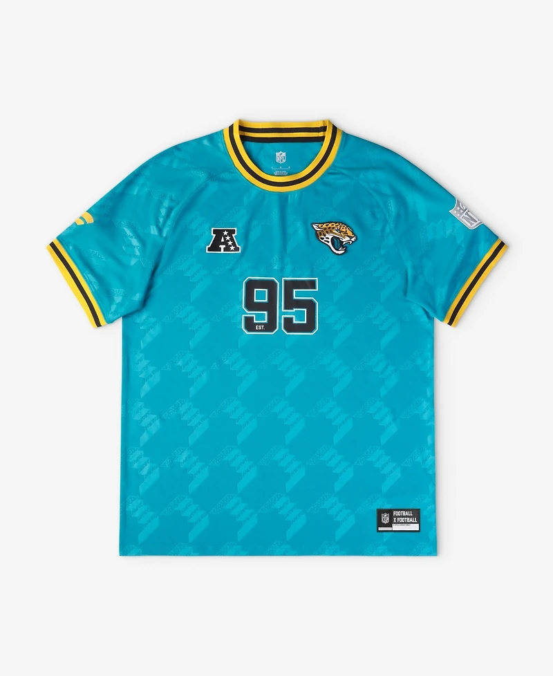 Fanatics Big Boys and Girls Teal Jacksonville Jaguars Football x Fan Top