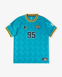 Fanatics Big Boys and Girls Teal Jacksonville Jaguars Football x Fan Top