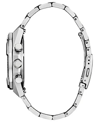 Citizen Men's Nighthawk Silver-Tone Stainless Steel Bracelet Watch 42mm