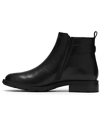 Clarks Women's Adalynn West Buckle Round Toe Booties