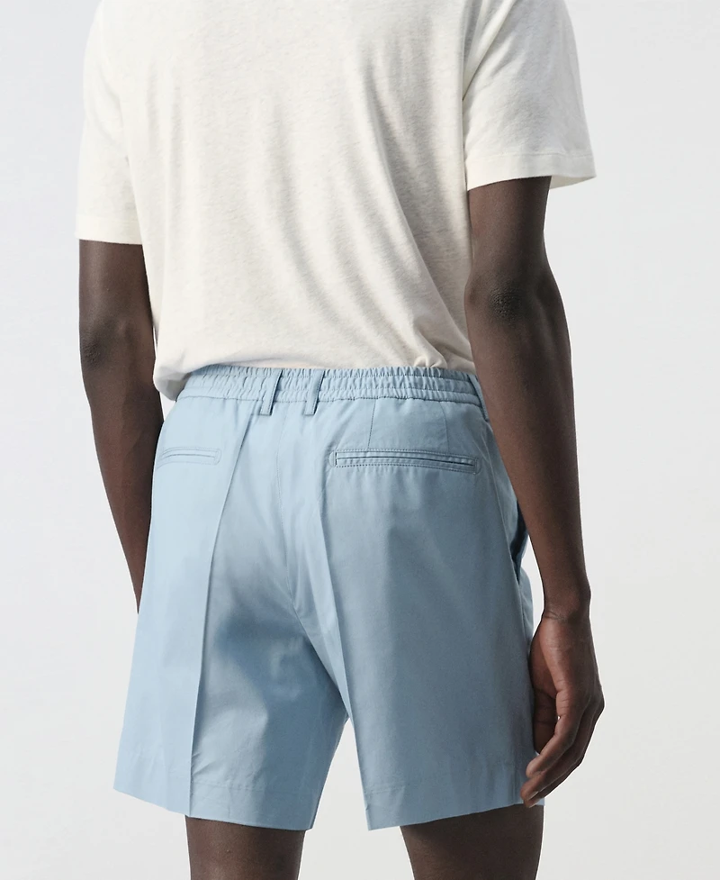 Mango Men's Slim-Fit Cotton-Lyocell 6.69" Bermuda Shorts