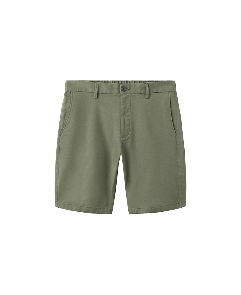Mango Men's Slim-Fit Chino Cotton 10.12" Bermuda Shorts