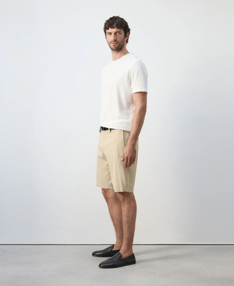 Mango Men's Slim-Fit Chino Cotton 10.12" Bermuda Shorts