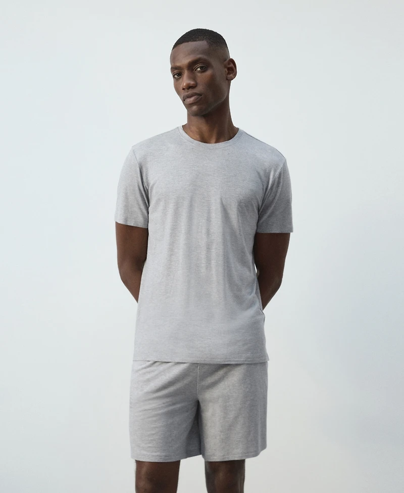 Mango Men's Elastic Waistband Pajama