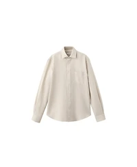 Mango Men's Pocket Linen Shirt