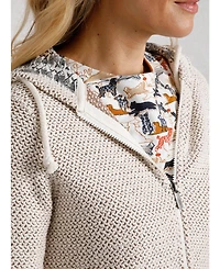 Weird Fish Women's Chicoa Full Zip Macaroni Hoodie