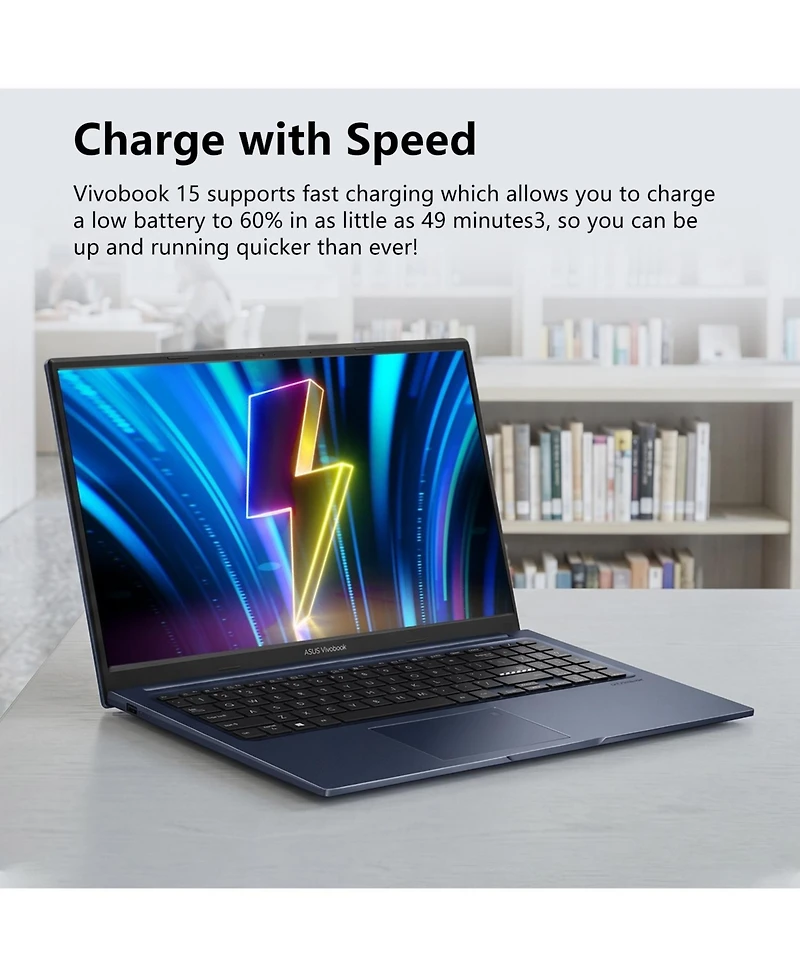 Asus Vivobook 15 Laptop 15.6" Touchscreen Intel Core 7 24GB Ram Intel Graphics 1TB Ssd Storage Windows 11 Home 60Hz