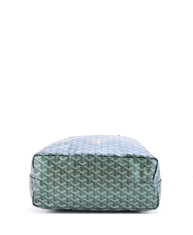 Pre-Owned Goyard Pm Saint Louis Tote Iridescent Coated Canvas