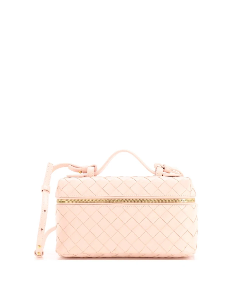 Pre-Owned Bottega Veneta Bang Bang Vanity Case Intrecciato Leather